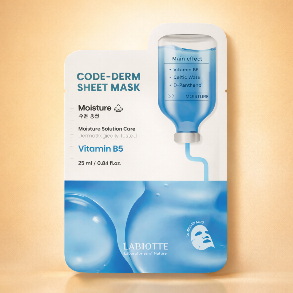 CODE-DERM Sheet Mask Moisture- LABIOTTE
