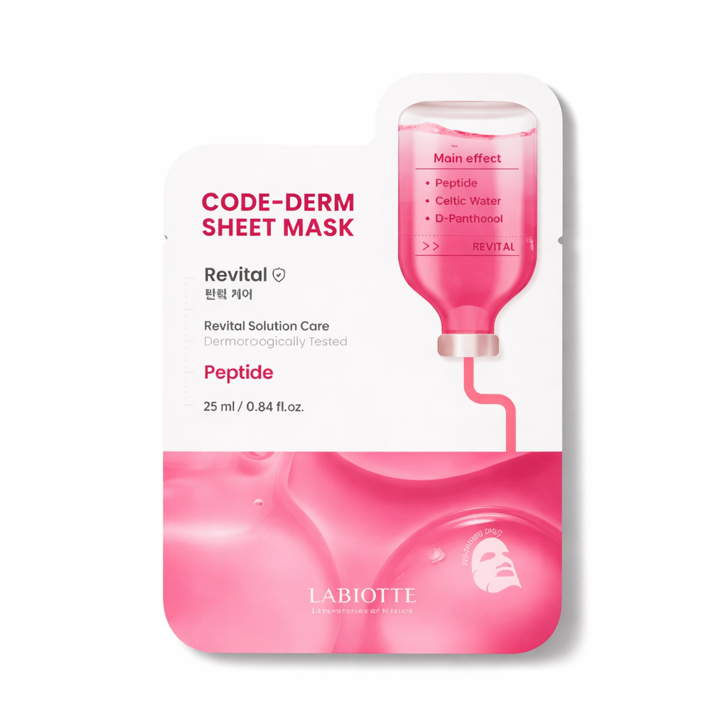 CODE-DERM Sheet Mask PEPTIDE- LABIOTTE
