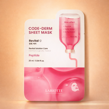CODE-DERM Sheet Mask PEPTIDE- LABIOTTE