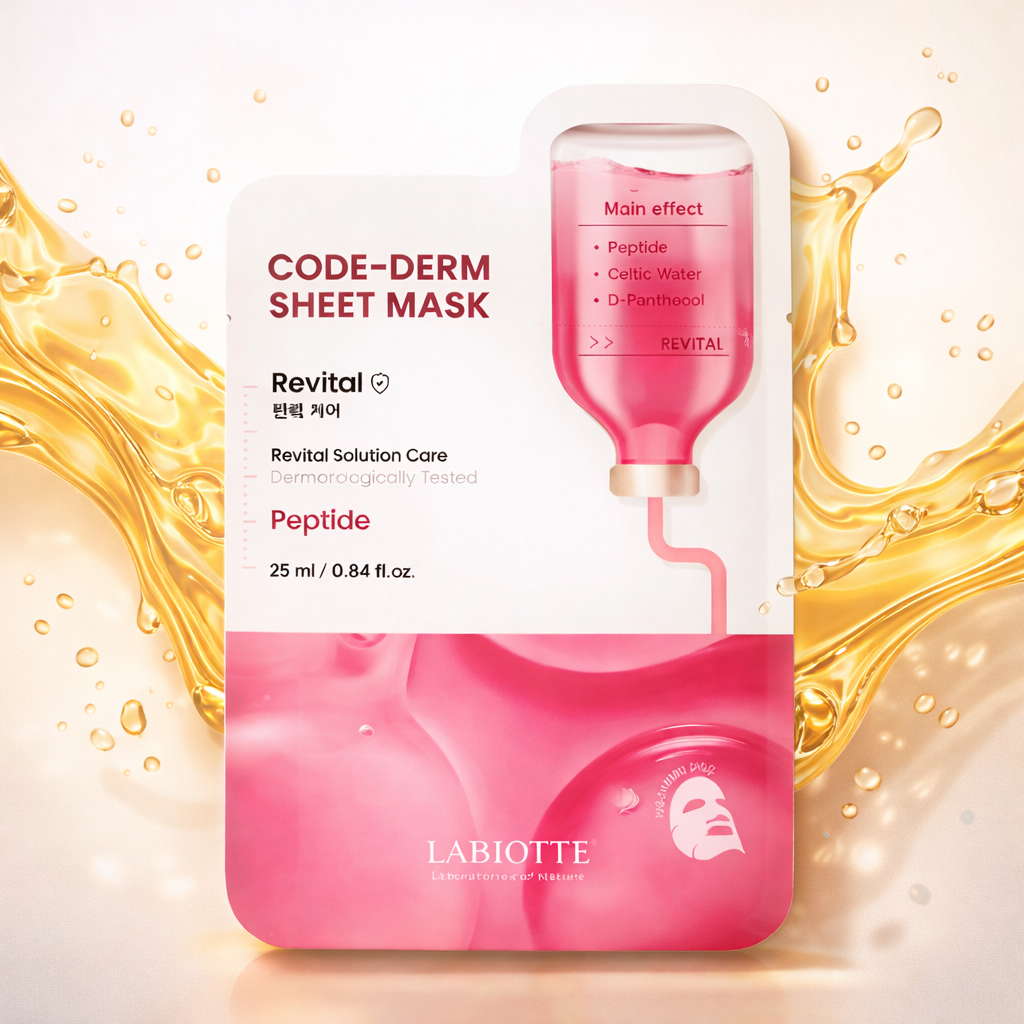 CODE-DERM Sheet Mask PEPTIDE- LABIOTTE